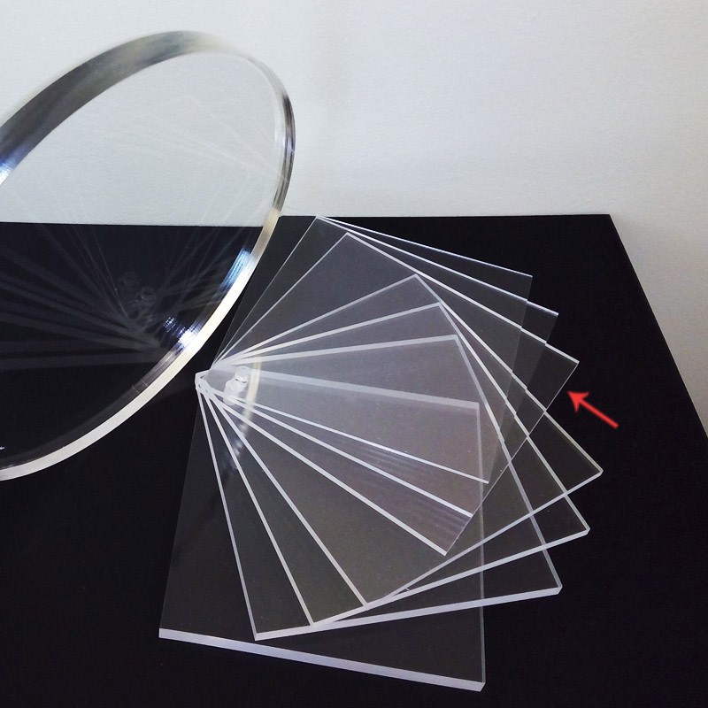 Planchas de metacrilato transparente gris de 3mm
